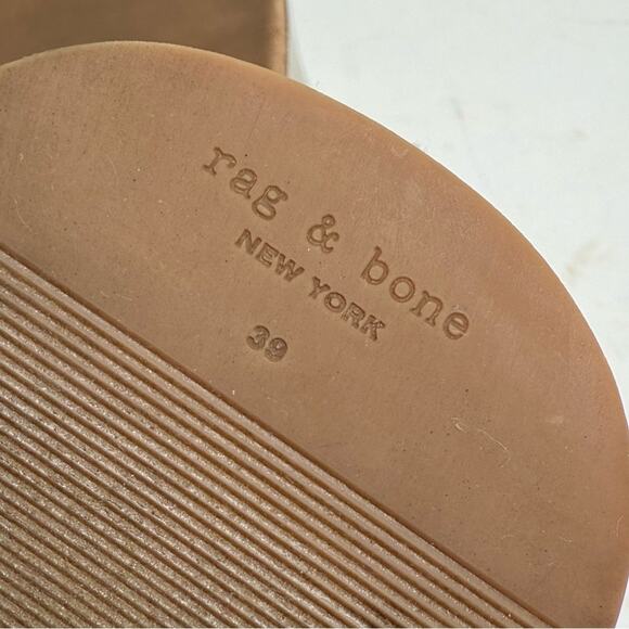 RAG & BONE Parque Cork-Heel Slide Comfort Sandals S-333 Sz 39 EU / 9 US - Picture 9 of 9